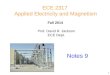 Prof. David R. Jackson ECE Dept. Fall 2014 Notes 9 ECE 2317 Applied Electricity and Magnetism 1
