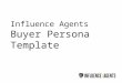 Influence Agents Buyer Persona Template. Sample Simon Background Partner at Top 200 Solicitors LLP Qualified 25 years, Partner 15 years Masters educated