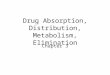 Drug Absorption, Distribution, Metabolism, Elimination Chapter 3