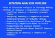 SITATION ANALYSIS OUTLINE n Role of Situation Analysis in Strategy-Making n Methods of Industry & Competitive Analysis 4 Profiling Industry’s Dominant