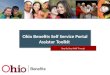 Ohio Benefits Self Service Portal Assistor Toolkit Step-By-Step Walk Through