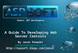 Expert.NET Development A Guide To Developing Web Server Controls By Jonas Stawski jstawski@aspsoft.com  jstawski@aspsoft.com