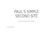 PAUL’S SIMPLE SECOND SITE PRESENTATION TO ARLINGTON RUG – 8 NOV 2014 Copyright by Paul Blackburn