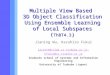 Multiple View Based 3D Object Classification Using Ensemble Learning of Local Subspaces ( ThBT4.3 ) Jianing Wu, Kazuhiro Fukui lacarte@cvlab.cs.tsukuba.ac.jplacarte@cvlab.cs.tsukuba.ac.jp,