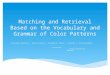 Matching and Retrieval Based on the Vocabulary and Grammar of Color Patterns Aleksandra Mojsilovic, Jelena Kovacevic, Jianying Hu, Robert J. Safranek,
