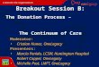 Moderator: Cristian Nunez, OneLegacy Presenters: Marcia Penido, LCSW, Huntington Hospital Robert Coppel, OneLegacy Michelle Post, LMFT, OneLegacy Breakout