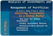 Analysis of Investments and Management of Portfolios by Keith C. Brown & Frank K. Reilly Chapter 3 Selecting Investments in a Global Market –The Case for