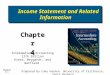 Chapter 4-1 Income Statement and Related Information Income Statement and Related Information Chapter4 Intermediate Accounting 12th Edition Kieso, Weygandt,