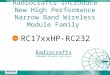 Radiocrafts Introduce New High Performance Narrow Band Wireless Module Family RC17xxHP-RC232 Radiocrafts Embedded Wireless Solutions