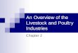 An Overview of the Livestock and Poultry Industries Chapter 2