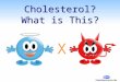 Trabalhamos pela vida Cholesterol? What is This? X