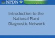 Introduction to the National Plant Diagnostic Network