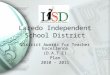 Laredo Independent School District District Awards for Teacher Excellence (D.A.T.E) Plan 2010 - 2011