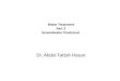 Water Treatment Part 3 Groundwater Treatment Dr. Abdel Fattah Hasan