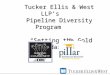 Tucker Ellis & West LLP’s Pipeline Diversity Program “Setting the Gold Standard” Tucker Ellis & West LLP’s Pipeline Diversity Program “Setting the Gold