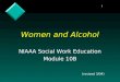 1 Women and Alcohol NIAAA Social Work Education Module 10B (revised 3/04)