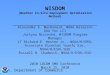 WISDOM [Weather In-Situ Deployment Optimization Method] Alexander E. MacDonald, NOAA Research DAA for LCI Justyna Nicinska, WISDOM Program Manager LT Richard