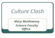 Culture Clash Mary Muldowney Science Faculty Office