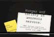Hunger and satiety in anorexia nervosa: fMRI during cognitive processing of food pictures Santel et al., 2006 Maria Zuluaga Bsc Psychology 14’