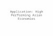 Application: High Performing Asian Economies. Per capita Growth Differences Time Period 1966-90 High performance Asian economies (HPAE) refers to: Singapore,