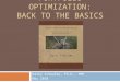 PORTFOLIO OPTIMIZATION: BACK TO THE BASICS Kathy Schwalbe, Ph.D., PMP May 2010