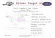 2001/9/20Laser Driven Target  1 Laser Driven Target at MIT Chris Crawford, Ben Clasie, Jason Seely, Dipangkar Dutta, Haiyan Gao Introduction