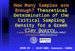 How Many Samples are Enough? Theoretical Determination of the Critical Sampling Density for a Greek Clay Quarry. by K. Modis and S. Stavrou, Nat. Tech