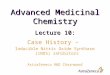 Advanced Medicinal Chemistry AstraZeneca R&D Charnwood Lecture 10: Case History – Inducible Nitric Oxide Synthase (iNOS) inhibitors