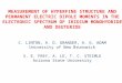 MEASUREMENT OF HYPERFINE STRUCTURE AND PERMANENT ELECTRIC DIPOLE MOMENTS IN THE ELECTRONIC SPECTRUM OF IRIDIUM MONOHYDRIDE AND DEUTERIDE C. LINTON, A