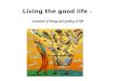 Living the good life – Standard of living and quality of life