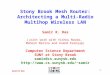 Samir R. Das 1 Stony Brook Mesh Router: Architecting a Multi-Radio Multihop Wireless LAN Samir R. Das (Joint work with Vishnu Navda, Mahesh Marina and