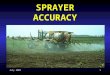 July 20031 SPRAYER ACCURACY 2 3 Objective of Calibration Determine the volume or weight that application equipment will apply to a known area under