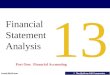 Irwin/McGraw-Hill © The McGraw-Hill Companies, Inc., 1999 Financial Statement Analysis © The McGraw-Hill Companies, Inc., 1999 13 Part One: Financial Accounting