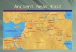 Ancient Near East. Ancient Near East Sumerian Accomplishments 3500 BCE – Invention of the Wheel 3400 BCE – Invention of pottery wheel 3300 BCE – Invention