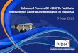 Enhanced Powers Of MDIC To Facilitate Intervention And Failure Resolution In Malaysia 9 May 2011