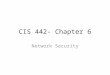 CIS 442- Chapter 6 Network Security. Internet Vulnerabilities A network vulnerability is an inherent weakness in the design, implementation, or use of