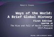 CHAPTER 22 The Rise and Fall of World Communism 1917–Present Copyright © 2009 by Bedford/St. Martin’s Robert W. Strayer
