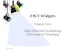 Jan. 20041 AWT Widgets Yangjun Chen Dept. Business Computing University of Winnipeg
