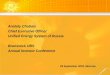 29 September 2003, Moscow Anatoly Chubais Chief Executive Officer Unified Energy System of Russia Brunswick UBS Annual Investor Conference