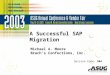 A Successful SAP Migration Michael A. Moore Brach’s Confections, Inc. Session Code: 904