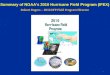 Summary of NOAA's 2010 Hurricane Field Program (IFEX) Robert Rogers – 2010 HFP Field Program Director 1