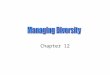 Chapter 12. Objectives Explain why diversity is a business issue Explain what happens to tokens in organizations. Explain the effects of increasing heterogeneity