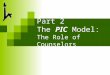 Part 2 The PIC Model: The Role of Counselors. PIC provides a framework for a dynamic and interactive process which emphasizes career counselors’ role