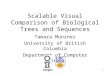 1 Scalable Visual Comparison of Biological Trees and Sequences Tamara Munzner University of British Columbia Department of Computer Science Imager