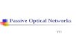 Passive Optical Networks YH. Previous A passive optical network (PON) is a point-to-multipoint, fiber to the premises network architecture in which unpowered