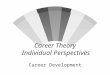 Career Theory Individual Perspectives Career Development