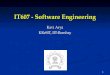 1 IT607 - Software Engineering Kavi Arya KReSIT, IIT-Bombay