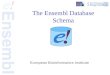European Bioinformatics Institute The Ensembl Database Schema