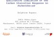 Qualitative Simulation of the Carbon Starvation Response in Escherichia coli Delphine Ropers INRIA Rhône-Alpes 655 avenue de l’Europe Montbonnot, 38334