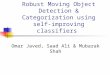 Robust Moving Object Detection & Categorization using self- improving classifiers Omar Javed, Saad Ali & Mubarak Shah